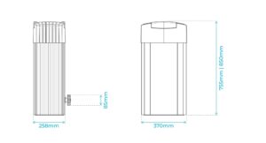 Alternative view of Motorline Professional Stark ipari toló kapunyitó motor 400V