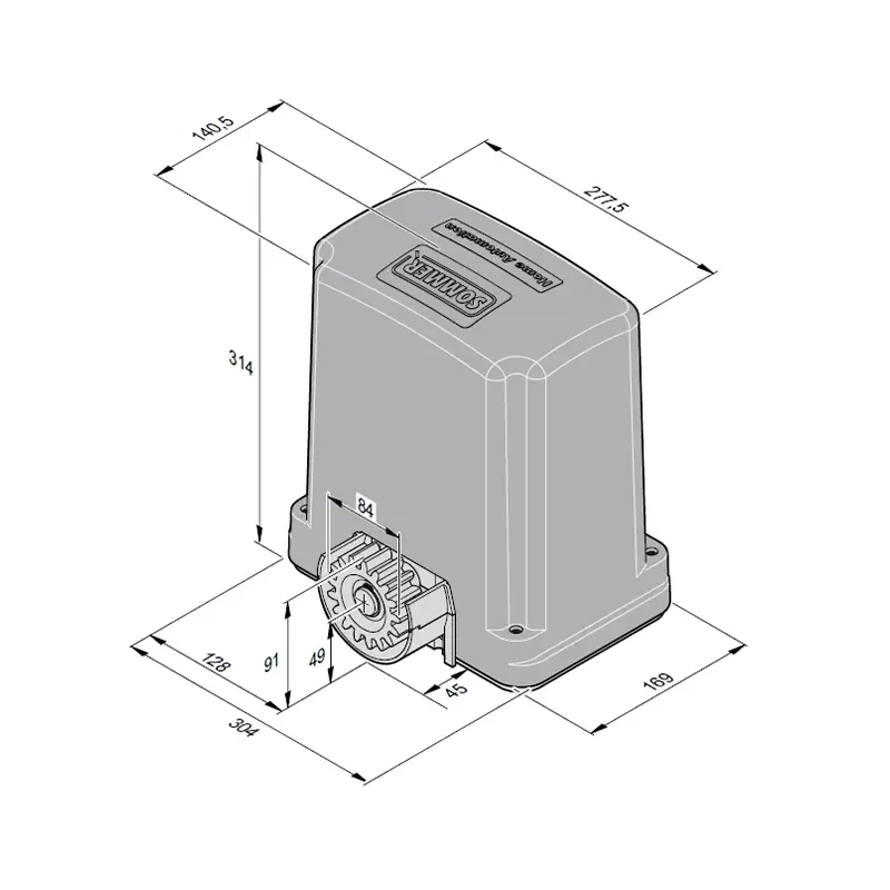 Sommer Runner + úszókapu nyitó szett 800kg - Image 2